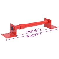 Produktbild för Väggkonsol för svängarm 78 cm