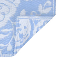 Produktbild för Utomhusmatta babyblå 120x180 cm PP