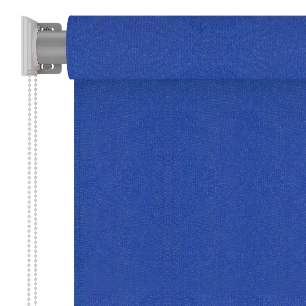 Produktbild för Rullgardin utomhus 245 (B) x 140 (H) cm blå HDPE
