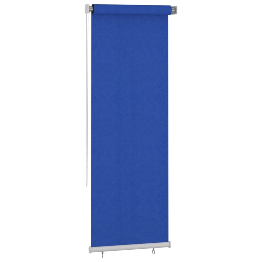 Produktbild för Rullgardin utomhus 85 (B) x 230 (H) cm blå HDPE