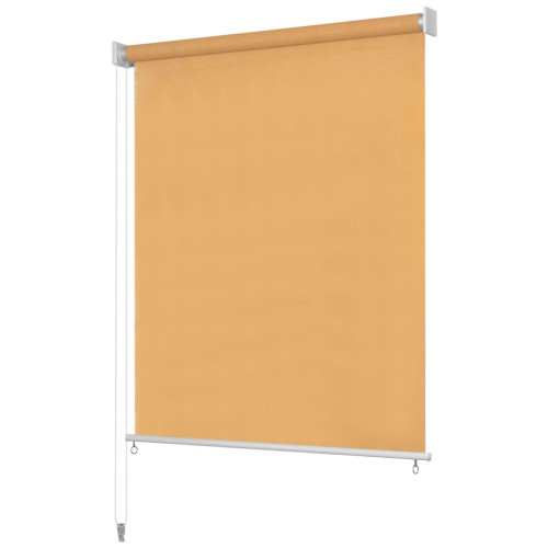vidaXL Rullgardin utomhus 140x140 cm beige - Gardiner & Persienner