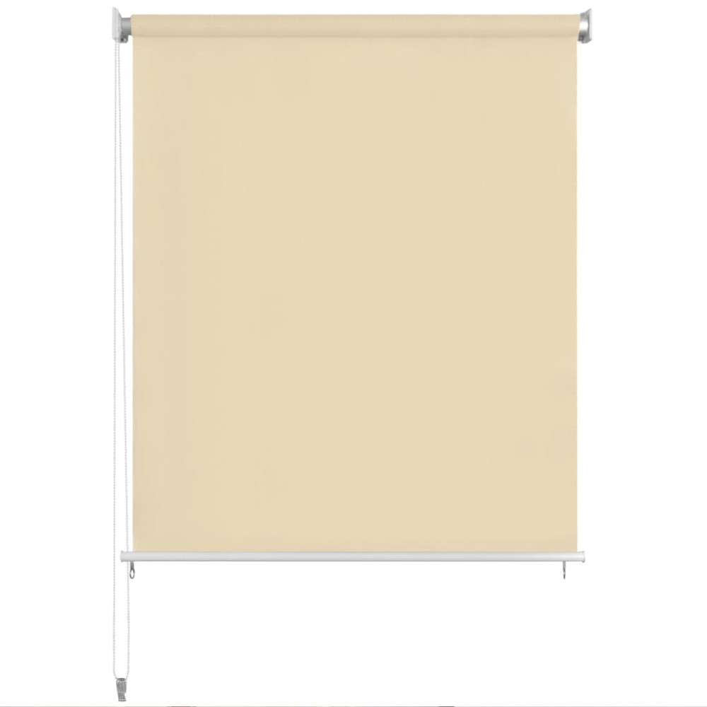 Produktbild för Rullgardin utomhus 220x140 cm gräddvit