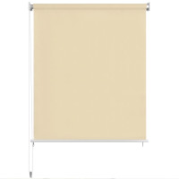 Produktbild för Rullgardin utomhus 220x140 cm gräddvit