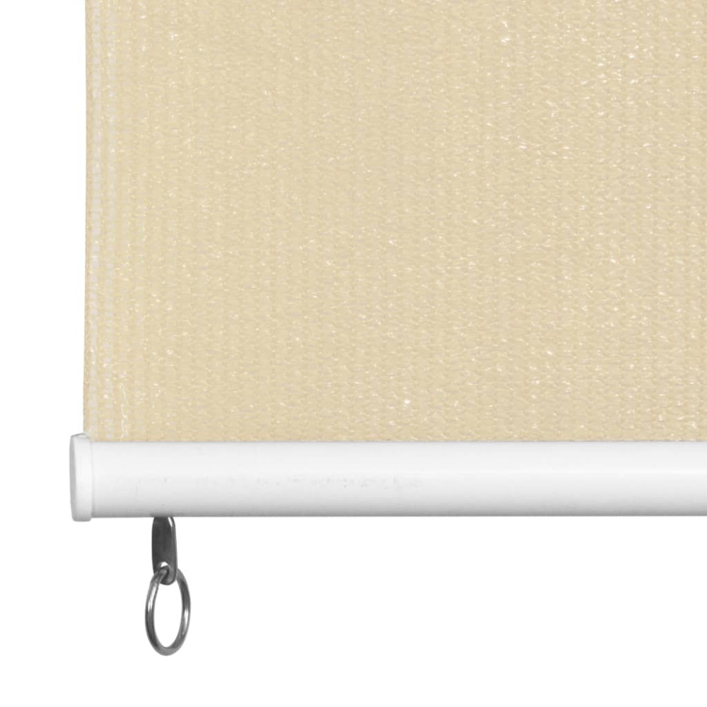 Produktbild för Rullgardin utomhus 220x140 cm gräddvit