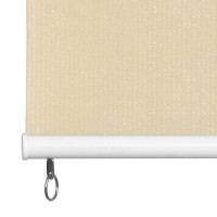 Produktbild för Rullgardin utomhus 220x140 cm gräddvit