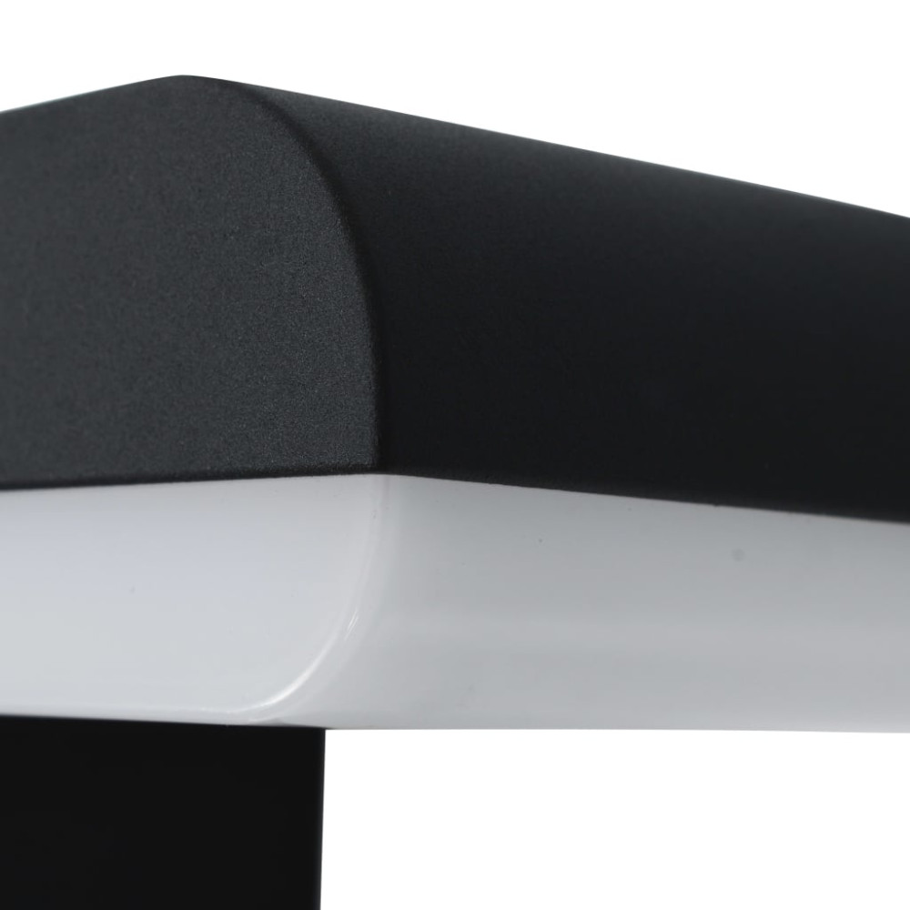 Produktbild för Utomhusvägglampa LED 9 W svart oval