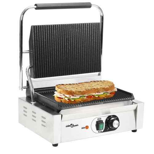 vidaXL Paninigrill 2200 W 43x30,5x20 cm