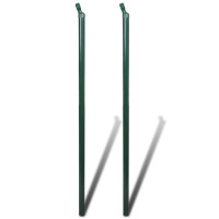 Produktbild för Gunnebostängsel med stolpar stål 0,8x25 m grön