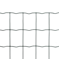 Produktbild för Eurofence stål 25 x 0,8 m grön