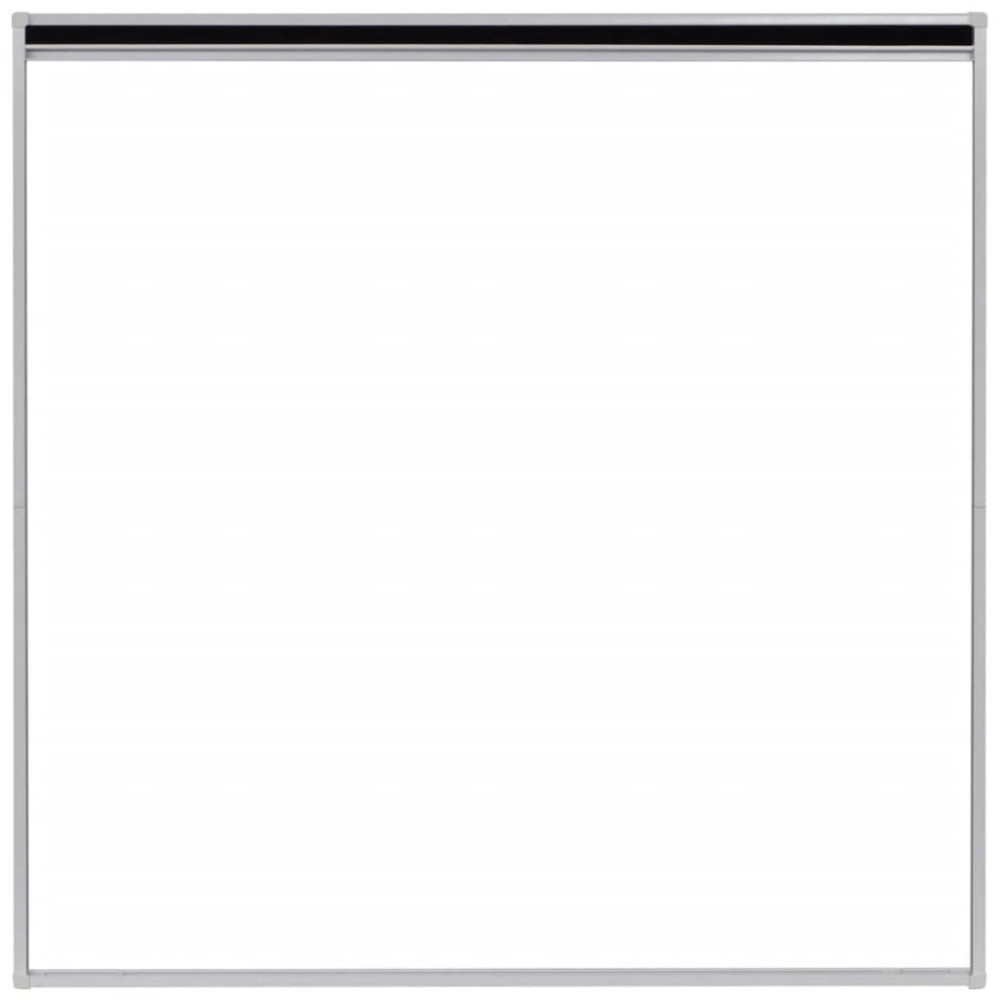 Produktbild för Plisserat insektsnät för fönster 120x120 cm aluminium