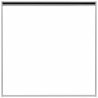 Produktbild för Plisserat insektsnät för fönster 120x120 cm aluminium