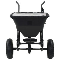 Produktbild för Saltspridare manuell PVC och stål 106x73x76 cm 45 L