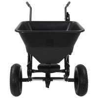 Produktbild för Saltspridare manuell PVC och stål 106x73x76 cm 45 L
