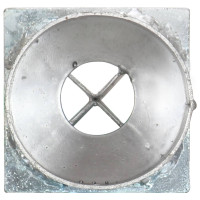 Produktbild för Jordspett 6 st silver 8x61 cm galvaniserat stål