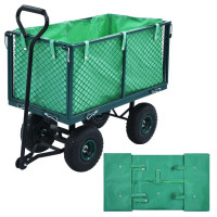 Miniatyr av produktbild för Innerfoder till trädgårdsvagn grön tyg