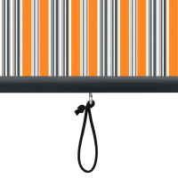 Produktbild för Rullgardin utomhus 140x250 cm gul och blå