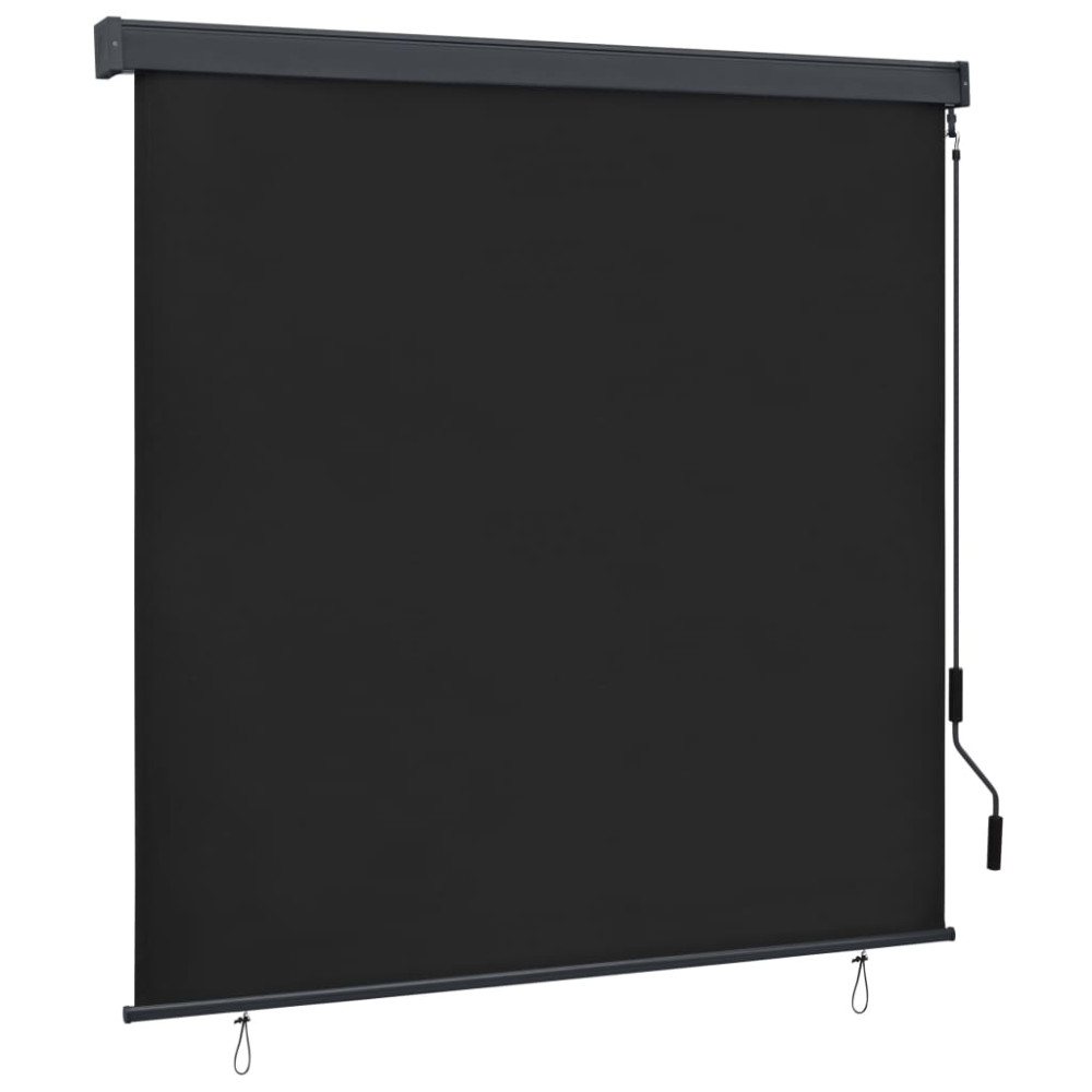 Produktbild för Rullgardin utomhus 160x250 cm antracit