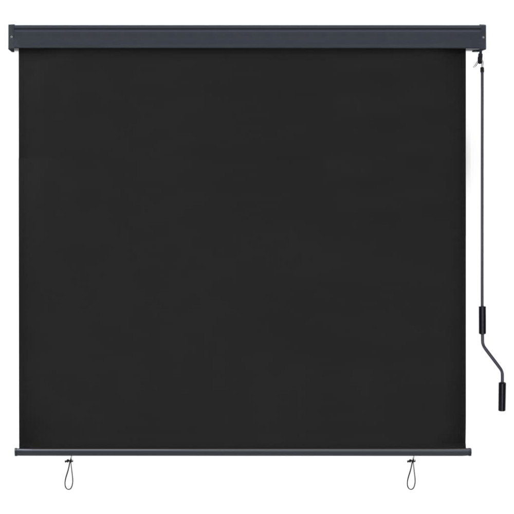 Produktbild för Rullgardin utomhus 160x250 cm antracit