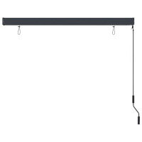 Produktbild för Rullgardin utomhus 160x250 cm antracit