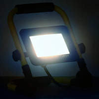 Produktbild för Strålkastare med handtag 30 W LED kallvit