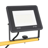 Produktbild för Strålkastare med stativ 2x50 W LED kallvit