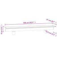 Produktbild för Vattenfall med RGB LED akryl 108 cm