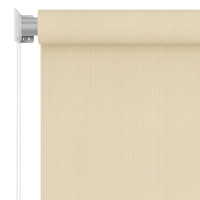 Produktbild för Rullgardin utomhus gräddvit 65(B)x230(H) cm HDPE
