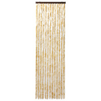 Produktbild för Insektsdraperi beige 118x220 cm chenille
