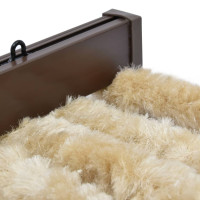 Produktbild för Insektsdraperi beige 118x220 cm chenille