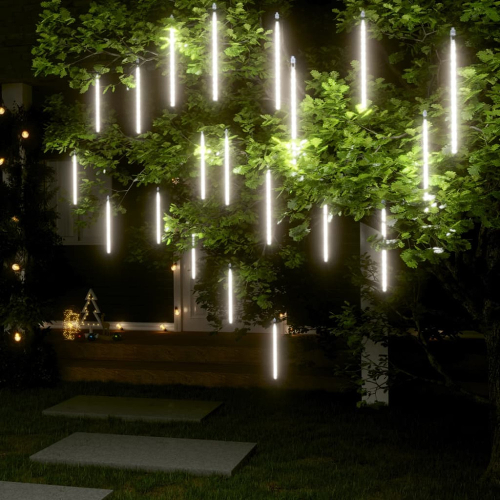 Produktbild för Meteorregn 20 st 30 cm 480 LED kallvit inne/ute