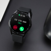 Miniatyr av produktbild för SWC-372 BT Smart Watch Svart
