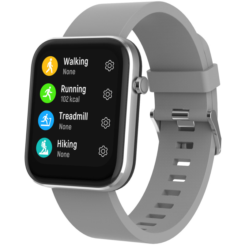Produktbild för SW-182GR Bluetooth smartwatch with heart rate sensor, blood pressure and blood oxygen monitor