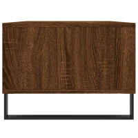Produktbild för Soffbord brun ek 90x50x36,5 cm konstruerat trä