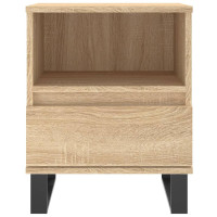 Produktbild för Sängbord 2 st sonoma-ek 40x35x50 cm konstruerat trä