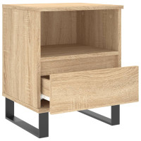 Produktbild för Sängbord 2 st sonoma-ek 40x35x50 cm konstruerat trä