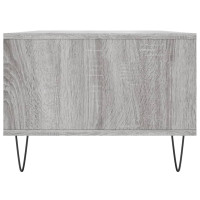 Produktbild för Soffbord grå sonoma 90x50x36,5 cm konstruerat trä