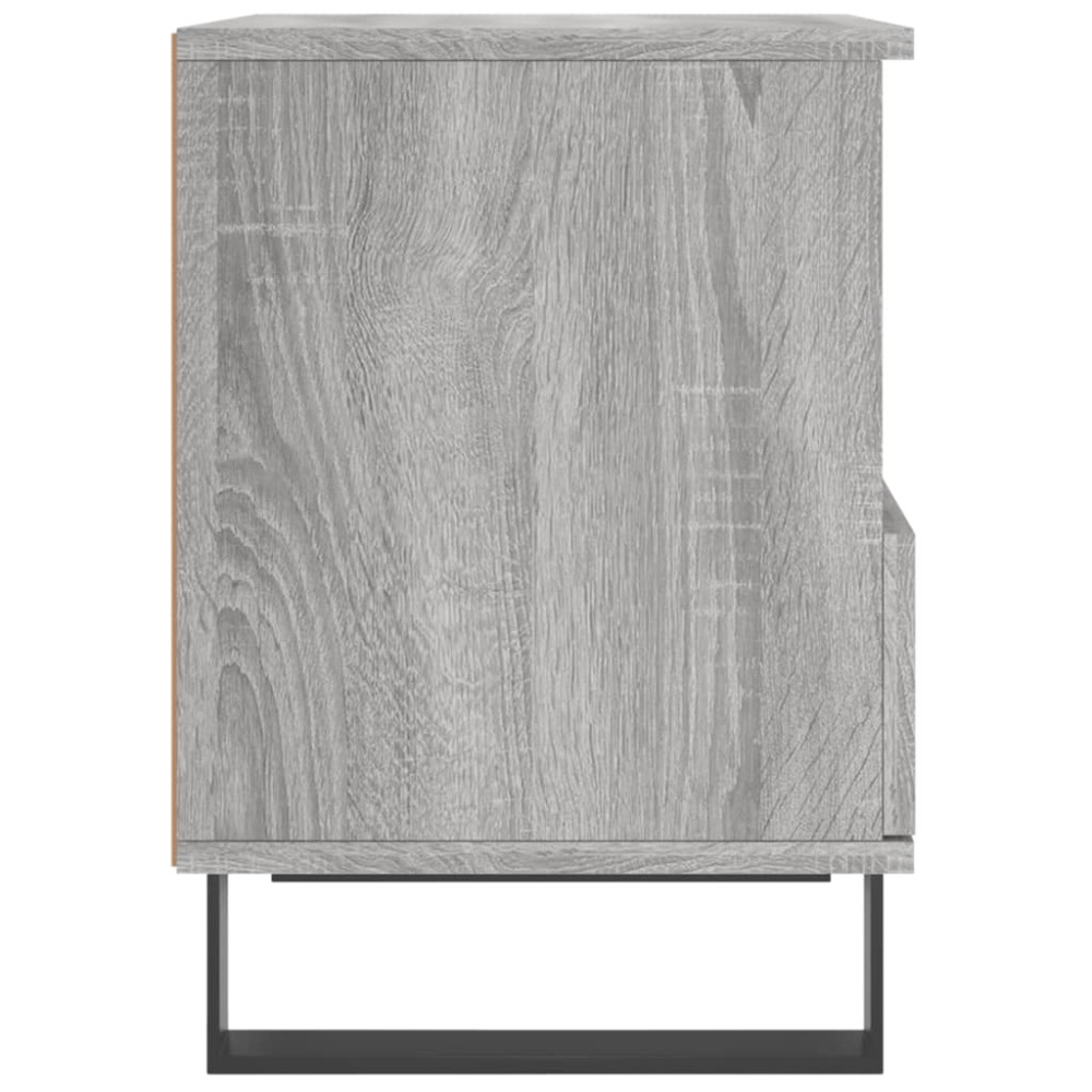Produktbild för Sängbord 2 st grå sonoma 40x35x50 cm konstruerat trä