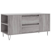 Produktbild för Soffbord grå sonoma 102x44,5x50 cm konstruerat trä