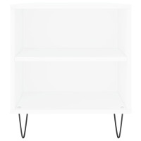 Produktbild för Soffbord vit 102x44,5x50 cm konstruerat trä