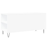 Produktbild för Soffbord vit 102x44,5x50 cm konstruerat trä