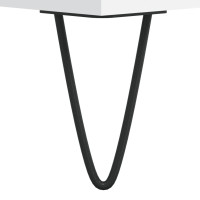 Produktbild för Soffbord vit 102x44,5x50 cm konstruerat trä