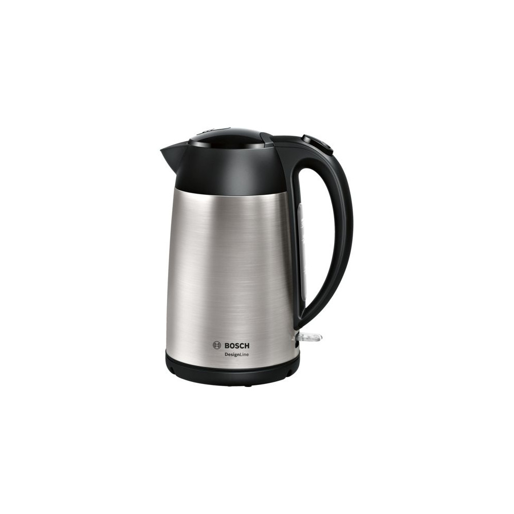 Produktbild för Bosch TWK3P420 vattenkokare 1,7 l 2400 W Svart, Rostfritt stål