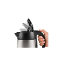 Produktbild för Bosch TWK3P420 vattenkokare 1,7 l 2400 W Svart, Rostfritt stål