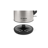 Produktbild för Bosch TWK3P420 vattenkokare 1,7 l 2400 W Svart, Rostfritt stål