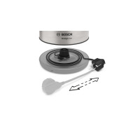 Produktbild för Bosch TWK3P420 vattenkokare 1,7 l 2400 W Svart, Rostfritt stål