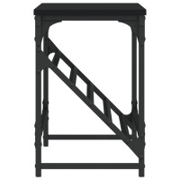Produktbild för Skohylla svart 90x30x45 cm konstruerat trä