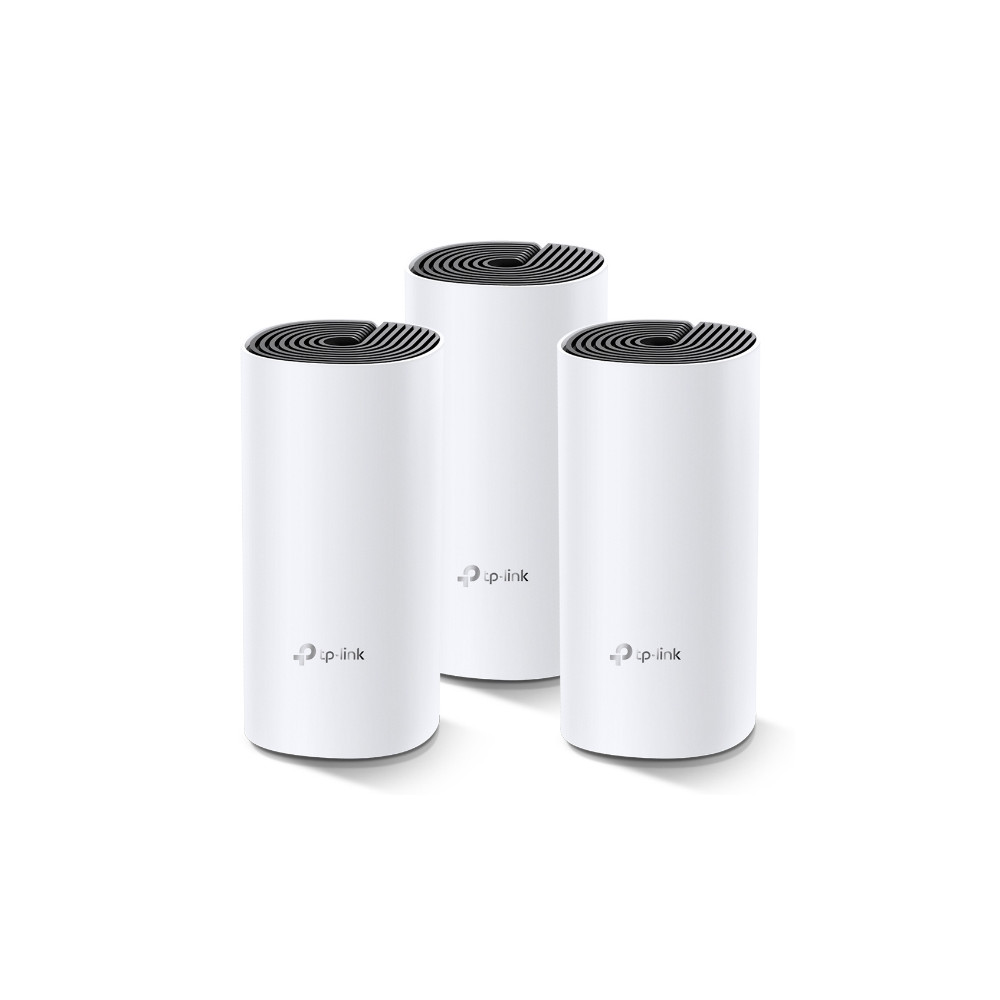 Produktbild för TP-Link Deco M4(3-pack) Dual-band (2,4 GHz / 5 GHz) Wi-Fi 5 (802.11ac) Vit 2 Intern