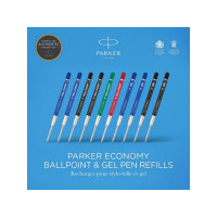 Produktbild för Refill PARKER Quinkflow M blå 2/fp