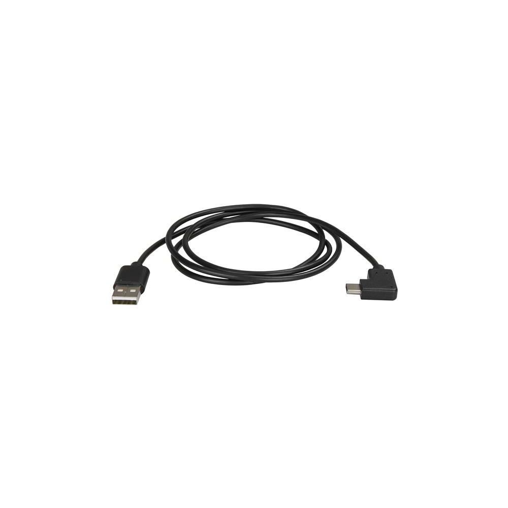 Högervinklad USB-C-kabel - M/M - 1 m - USB 2.0