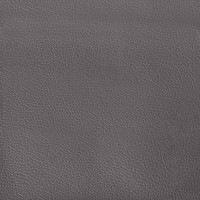 Produktbild för Fåtölj med fotpall grå 60 cm konstläder